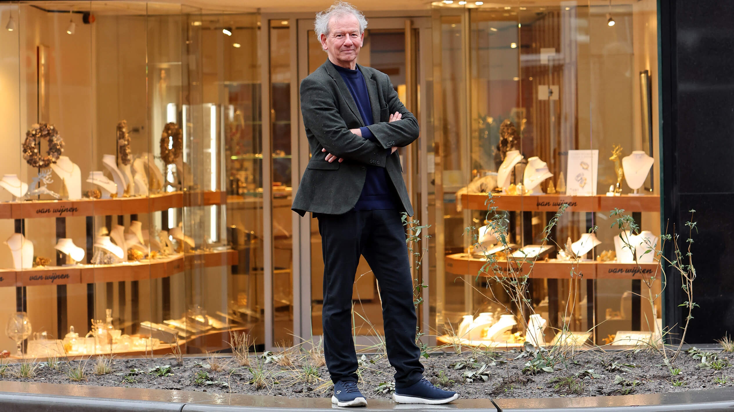 Ron van Wijnen voor de Juwelier van Wijnen